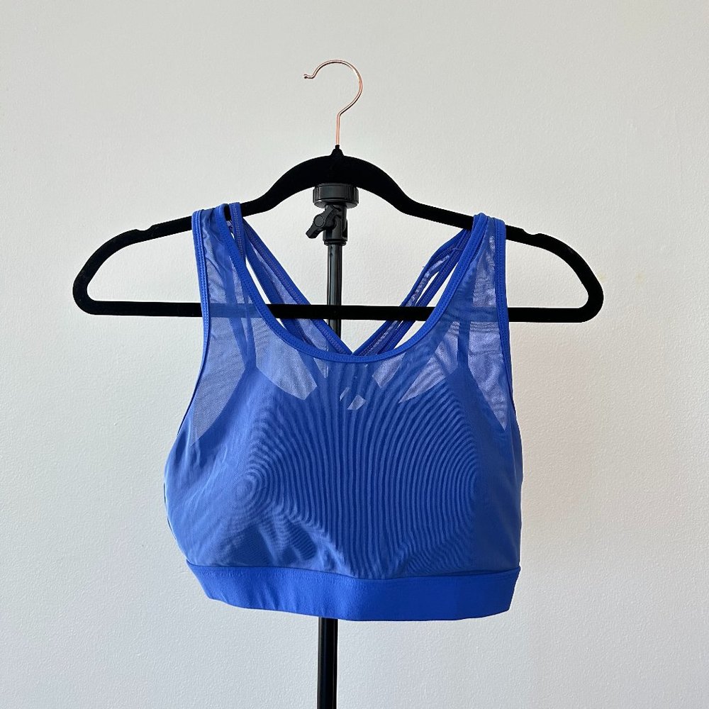 FABLETICS BLUE HIGH SUPPORT SPORTS BRA